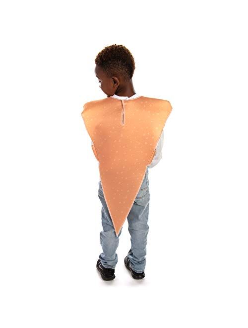 Hauntlook Personal Pan Pizza Halloween Children's Costume - Funny Food Kids Outfit