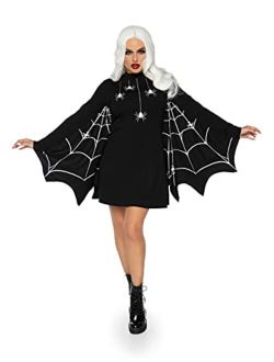 Womens Halloween Spider Costume T Shirt Dress