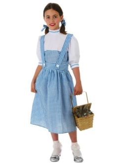 Girls Dorothy Costume Kids Gingham Dress Dorothy Outfit