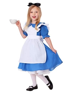 Deluxe Toddler Alice in Wonderland Costume Alice in Wonderland Dress for Girls