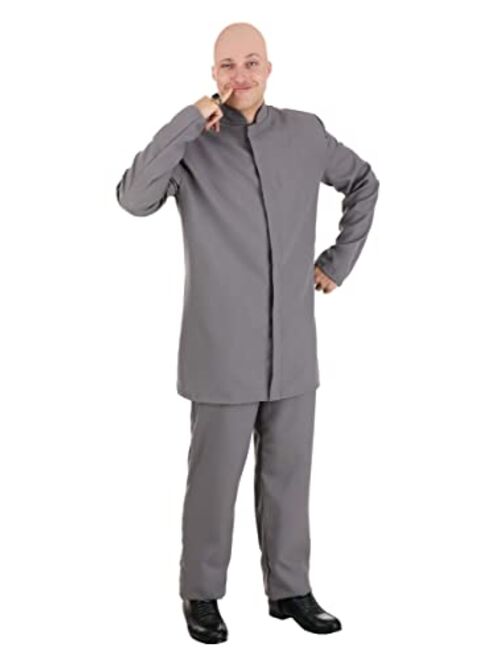 Fun Costumes Adult Deluxe Grey Suit Costume Evil Man Suit Outfit
