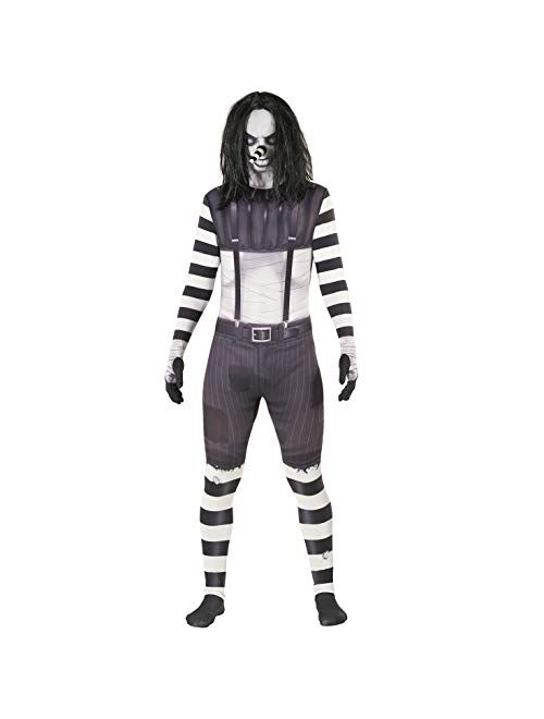 Morphsuits Official Adults Laughing Jack Scary Urban Legend Creepy Pastas Halloween Fancy Dress Costume