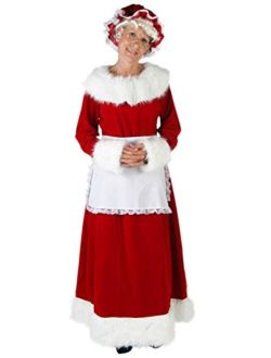 Women's Plus Size Mrs. Claus Costume Santa Dress Adult
