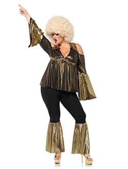 Women's Plus Size Disco Doll 70s Costume