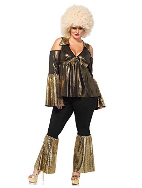 Leg Avenue Women's Plus Size Disco Doll 70s Costume