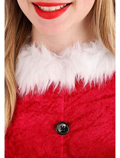 Fun Costumes Girl Mrs. Claus Costume Red Christmas Dress and Hat