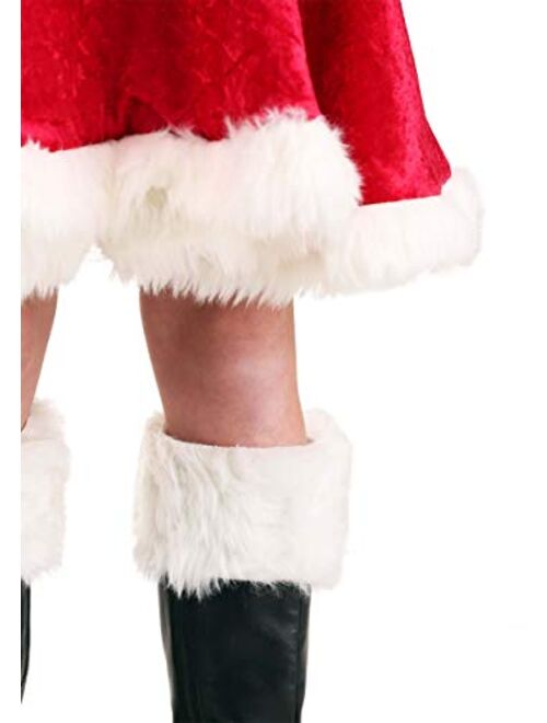 Fun Costumes Girl Mrs. Claus Costume Red Christmas Dress and Hat