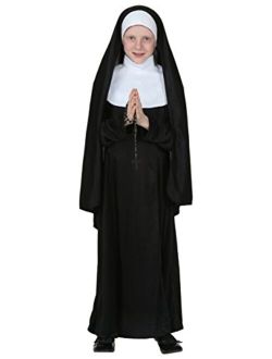 Kids Nun Costume; Catholic Sister robe for Girls