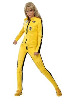 Beatrix Kiddo Costume Kill Bill Costumes for Women Yellow Motorcycle Jacket Costume