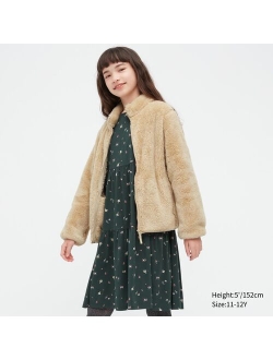 Fluffy Yarn Fleece Full-Zip Jacket