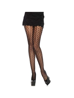womens Vintage Fishnet Lace Tights