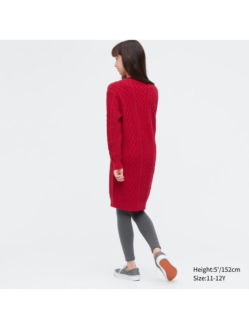 UNIQLO Cable Knit Long Sleeve Dress