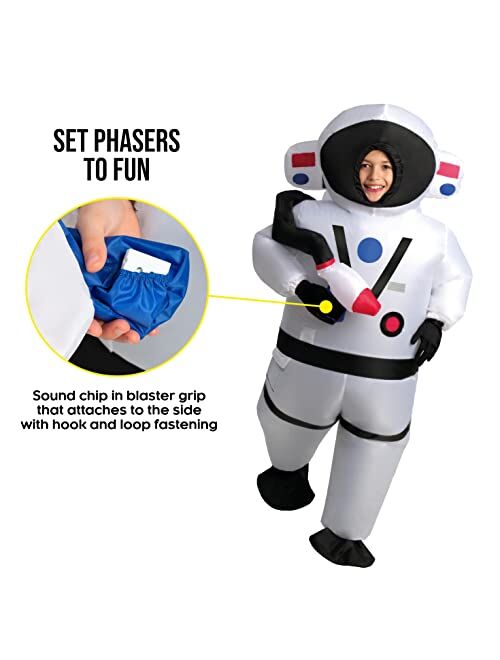 Morph Inflatable Astronaut Costume For Kids Space Blow Up Halloween Costumes for Kids