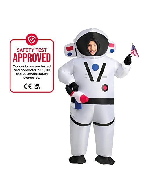 Morph Inflatable Astronaut Costume For Kids Space Blow Up Halloween Costumes for Kids