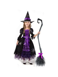 Fairytale Witch Cute Witch Costume Deluxe Set for Girls
