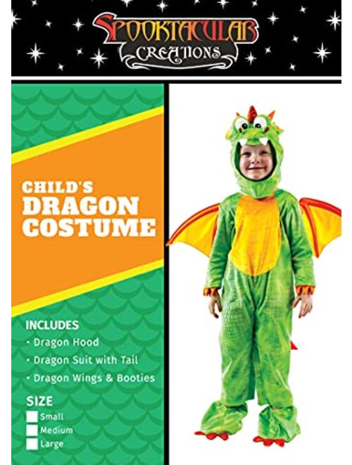 Spooktacular Creations Deluxe Dragon Costume Set with Toys for Kids Role Play