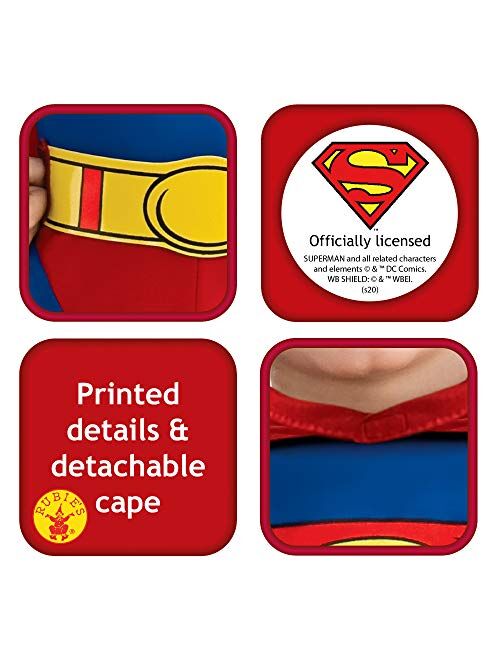 Rubie's DC Comics Superman Child's Costume, Medium, Red
