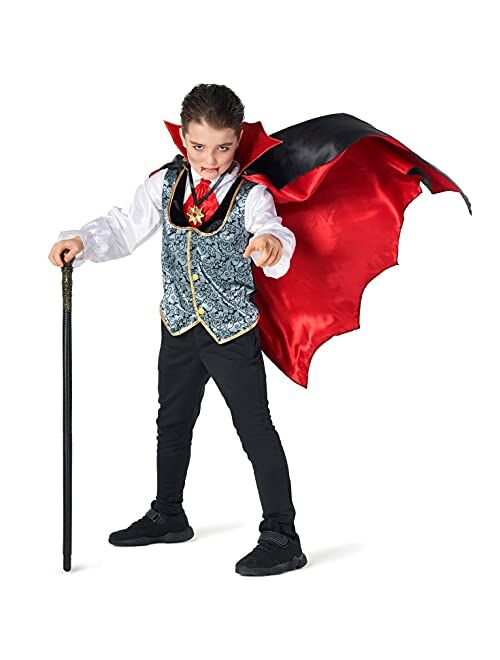 Morph Costumes Kids Vampire Costume Boys Vampire Cape Dracula Outfit Toddler Scary Halloween Costume For Boys