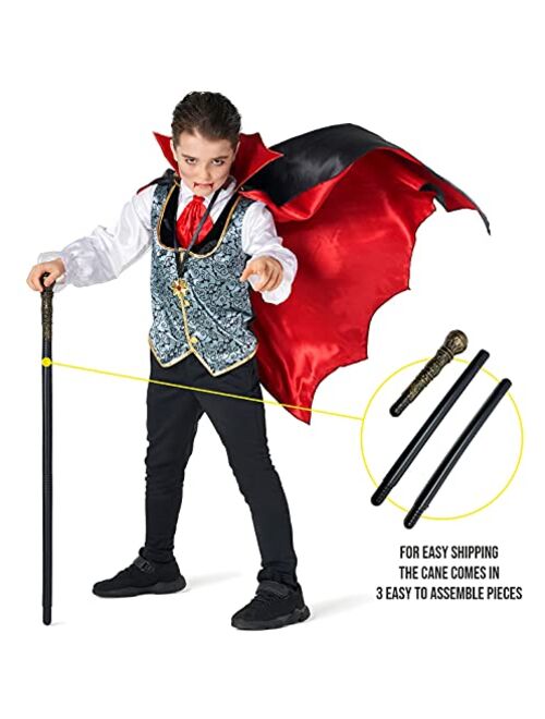 Morph Costumes Kids Vampire Costume Boys Vampire Cape Dracula Outfit Toddler Scary Halloween Costume For Boys