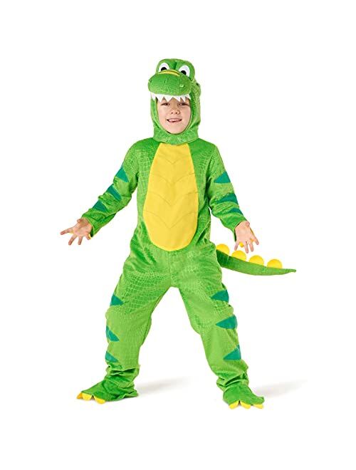 Morph Costumes Green T-REX Kids Dinosaur Costume Boys And Girls Halloween Costume Available In Sizes T2 S M