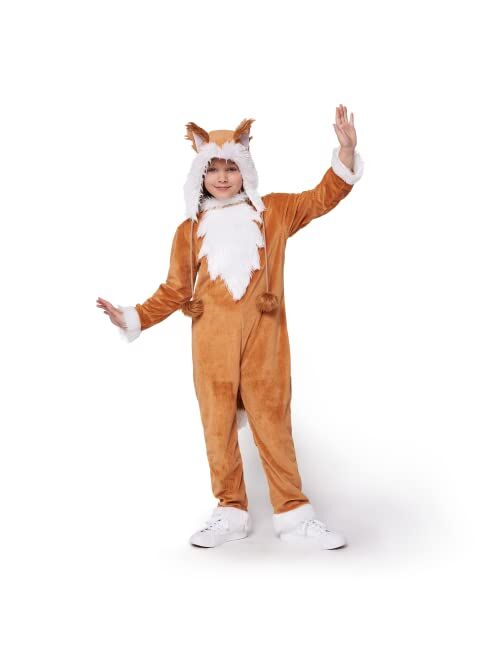 Spooktacular Creations Halloween Fox Costume, Girls Fox Suit for Kids Halloween Dress Up Party, Role-Playing-M