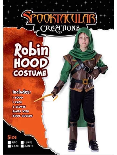 Spooktacular Creations Renaissance Robin Hood Deluxe Kids Costume Set for Halloween Dress Up Party