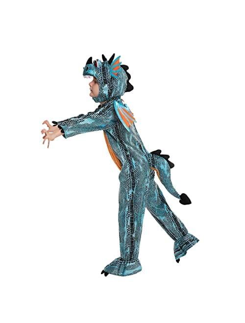 Spooktacular Creations Halloween Child Unisex Purple Dragon Costume Deluxe Dinosaurs Costume Set for kids Toddler Halloween Infant Trick or Treating Party, Dress Up-3T