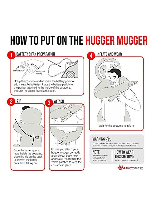 Morph Inflatable Hugger Mugger Halloween Costume for Kids
