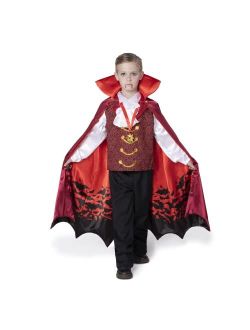 Boys Royal Halloween Vampire Costume, Kids Dracula Costume for Halloween Dress Up Party, Role Playing