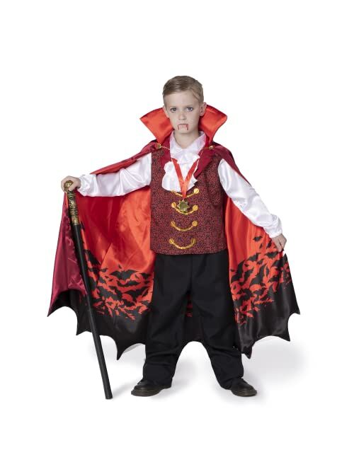 Spooktacular Creations Boys Royal Halloween Vampire Costume, Kids Dracula Costume for Halloween Dress Up Party, Role Playing