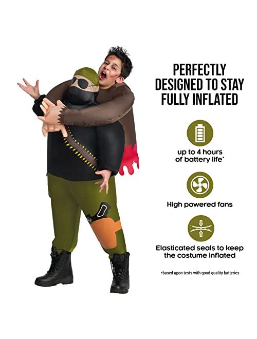 Morph Inflatable Zombie Costume For Kids Monster Hunter Blow Up Halloween Costumes for Kids