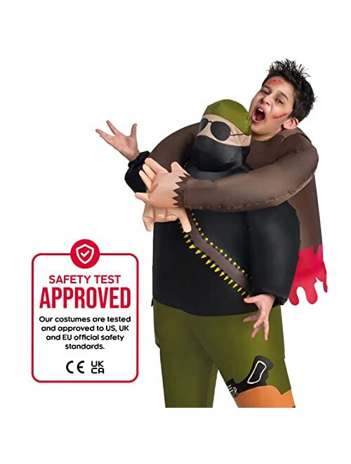 Morph Inflatable Zombie Costume For Kids Monster Hunter Blow Up Halloween Costumes for Kids