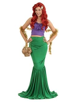Mermaid Dress Costume for Women Adult Sea Goddess Mermaid Outfit