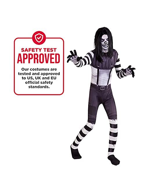 Morphsuits Kids Laughing Jack Urban Legend Zalgo Scary Bodysuit Outfit Scary Halloween Costume
