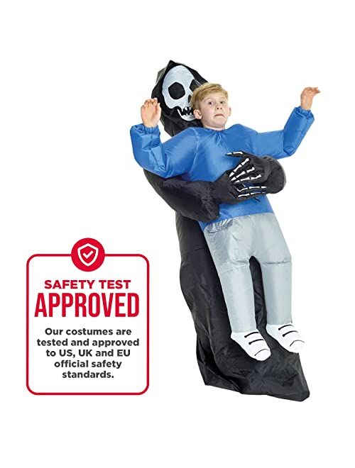 Morphsuits Morph Inflatable Grim Reaper Costume Kids Reaper Costume Death Scary Halloween Costumes for Kids