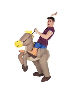 Inflatable Ride-on Horse Costume for Adults, (MCROIHO)