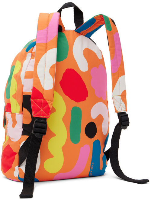 STELLA MCCARTNEY Kids Orange Graphic Backpack