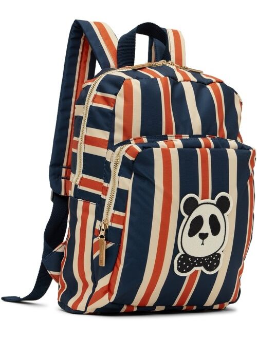 MINI RODINI Kids Multicolor Panda Backpack
