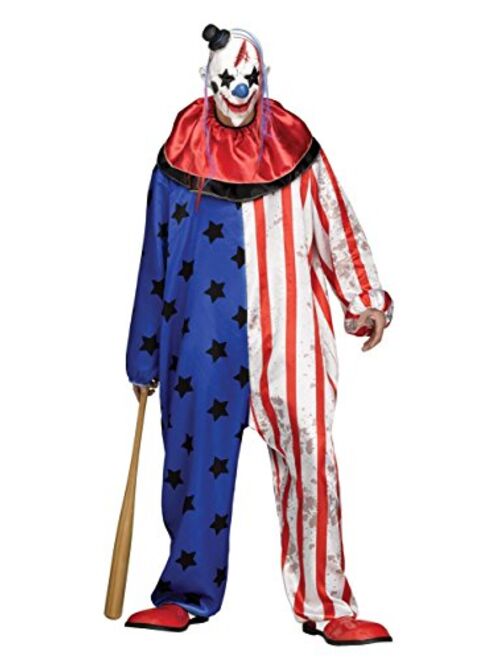 Fun World Evil Clown Men's Costume