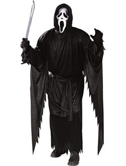 mens Scream Ghost Face Costume, Black, One Size