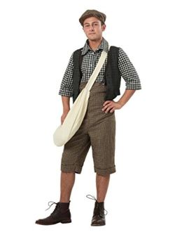 Adult 20's Newsie Costume Newsboy Costume for Men