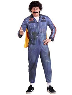 Adult Hot Rod Kimble Costume Andy Samberg Hot Rod Costume Hotrod for Men Blue Costume