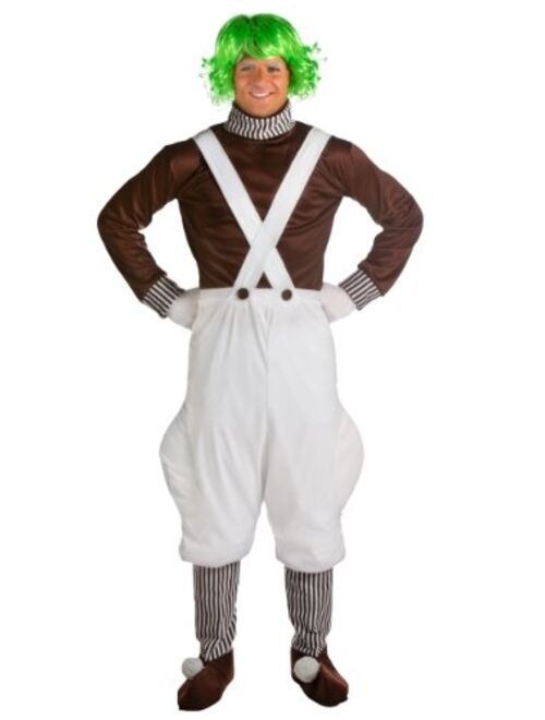 Fun Costumes Adult Charlie and The Chocolate Factory Costume Plus Size Oompa Loompa Costume