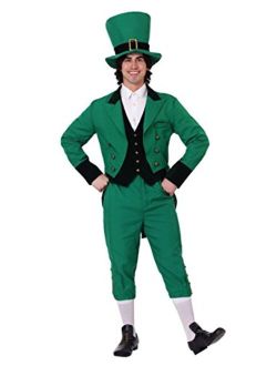 Green Leprechaun Adult Costume Plus Size Costume for St. Patrick's Day Costume