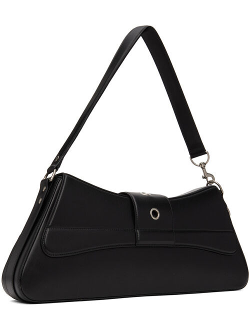 BALENCIAGA Black Large Lindsay Shoulder Bag