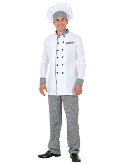 Adult Chef Costume Chef's Kitchen Uniform Outfit