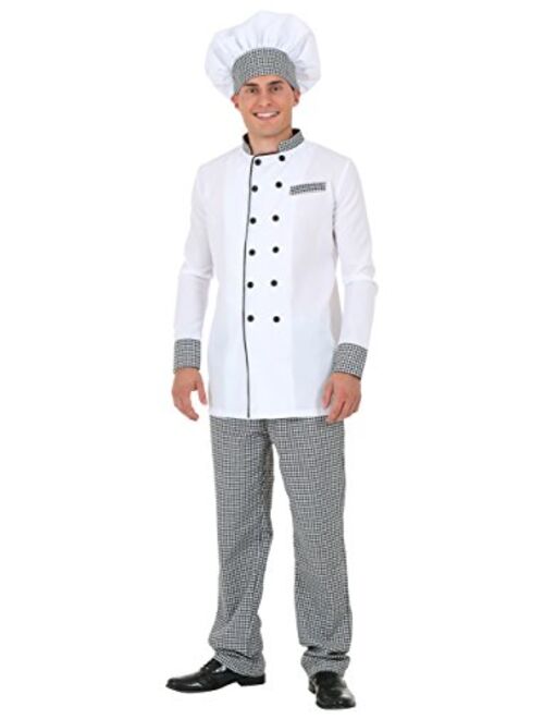 Fun Costumes Adult Chef Costume Chef's Kitchen Uniform Outfit