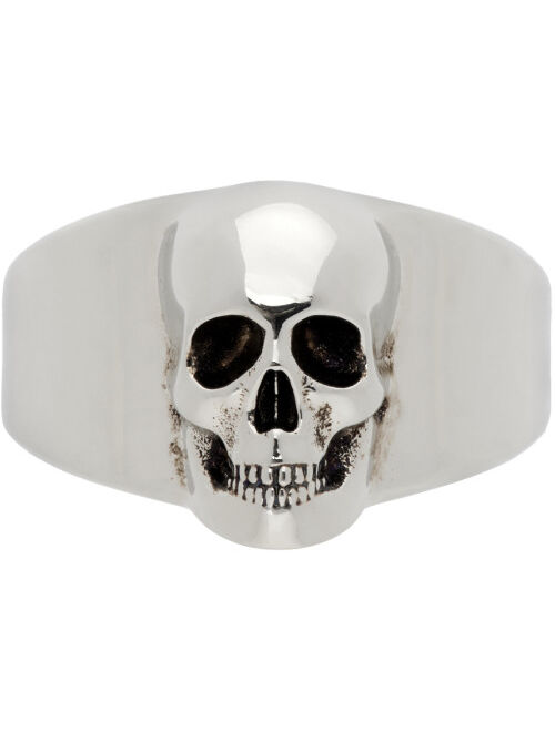 Alexander McQueen Silver Skull Ring