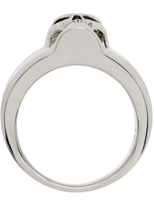 Alexander McQueen Silver Skull Ring
