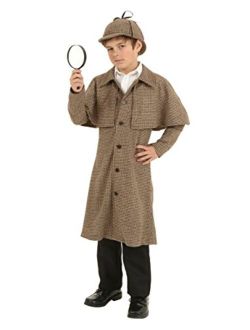 Kid's Detective Costume Houndstooth Sleuth Outfit
